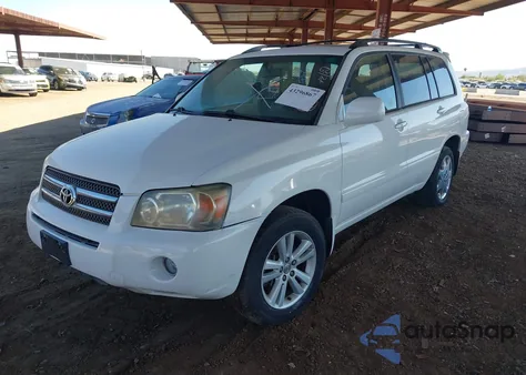 2006 Toyota Highlander Hybrid V6 из США, поврежденный, VIN JTEEW21A060006943